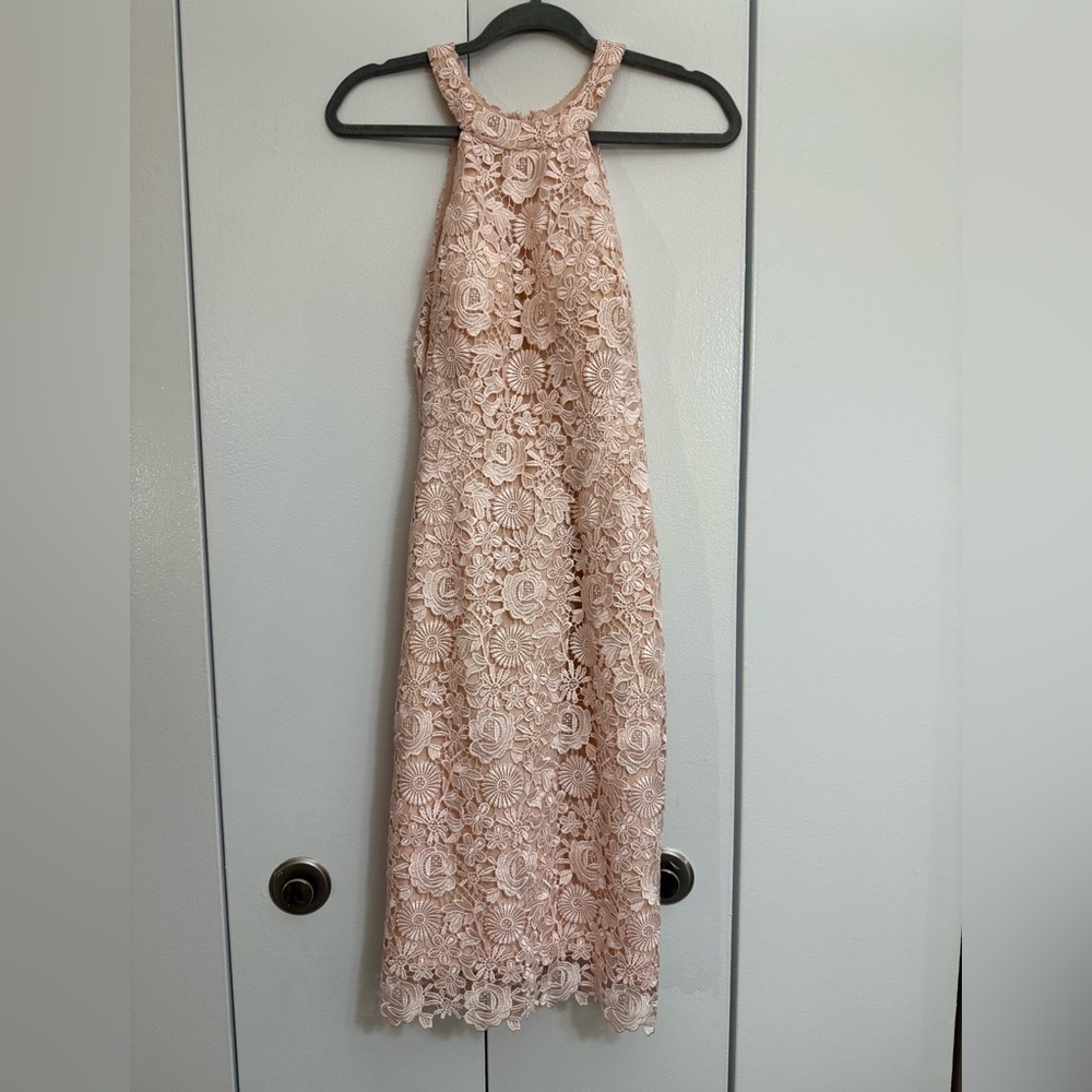 NWT JJ’s House Pink Halter Bridesmaid Dress Size 6